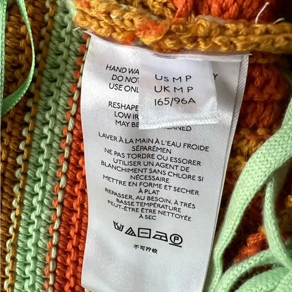 NWT UO Seraphina Striped High Neck Knit Top - Medium - Picture 11 of 13